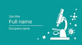 Medical Laboratory business card template