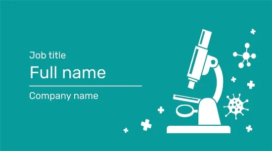 Medical Laboratory business card template