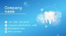 Dental Clinic business card template