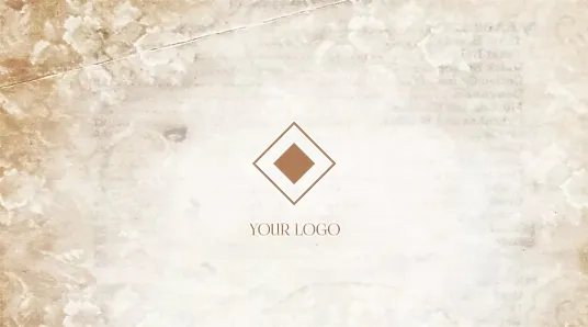 Vintage business card template