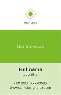 Painter's business card template