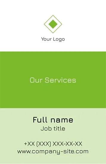 Painter's business card template