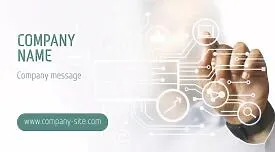IT specialist business card template