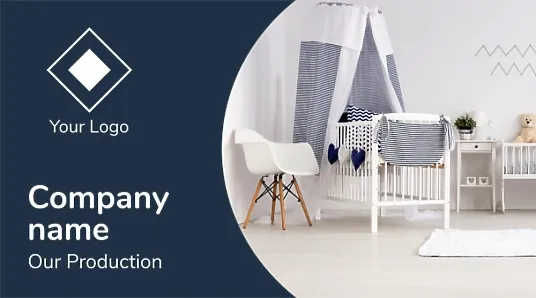 Furniture store business card template