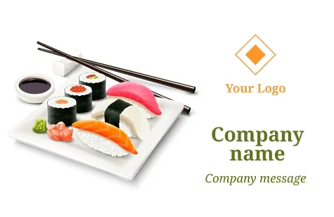 Japanese Restaurant business Card template