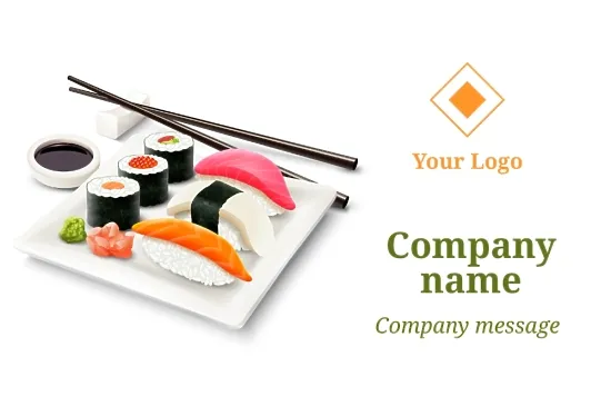 Japanese Restaurant business Card template