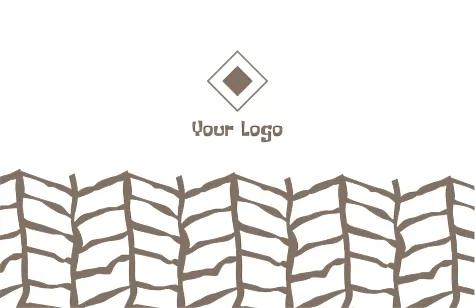The template of the business card of the master of needlework