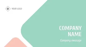 Abstract business card template