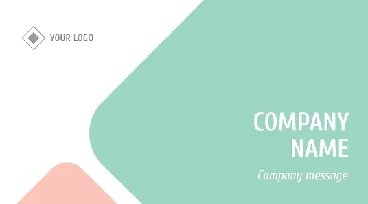 Abstract business card template