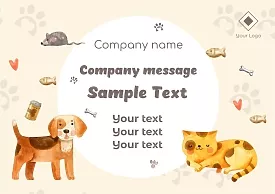 Veterinary Clinic Leaflet Template