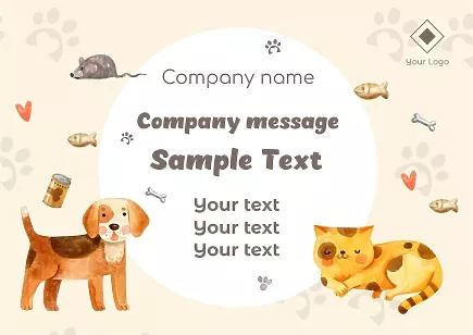 Veterinary Clinic Leaflet Template
