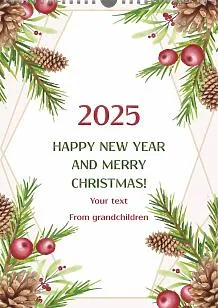 Calendar template from grandchildren