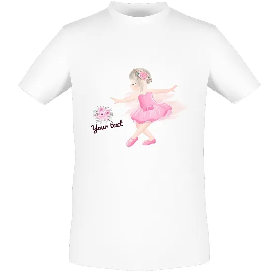 Little Ballerina T-shirt Template