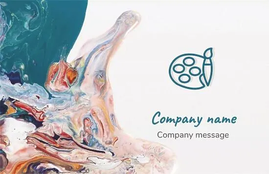 Art School business card template