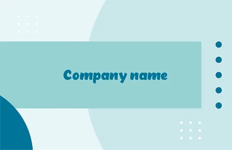 Template for a simple abstract business card