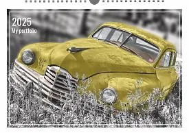 Wall calendar template-portfolio
