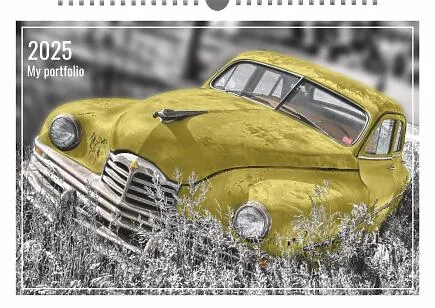 Wall calendar template-portfolio