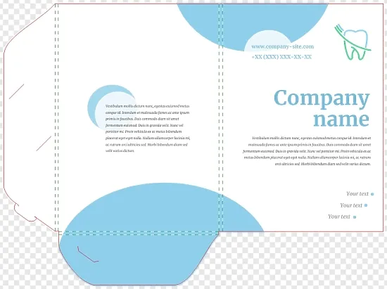Dentist's Paper Folder Template