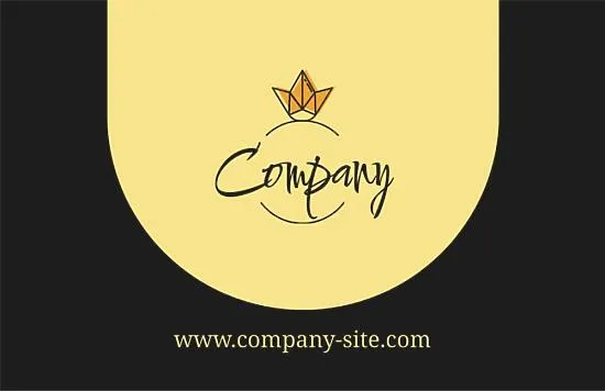 Jewelry company business card template