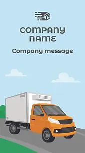 Carrier's business card template
