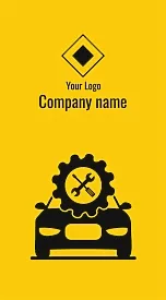 Tire Fitting business card template