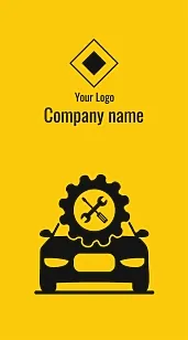 Tire Fitting business card template