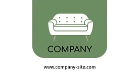 Furniture store business card template
