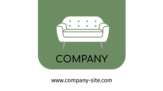 Furniture store business card template