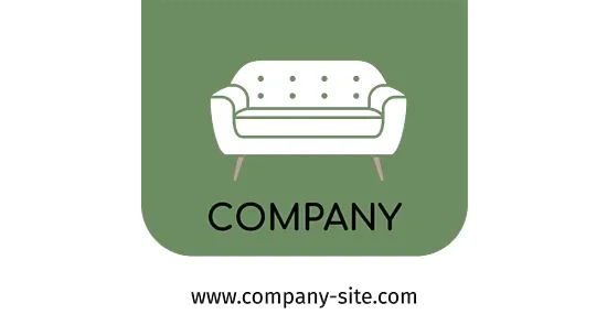 Furniture store business card template