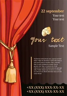 Theatrical poster template