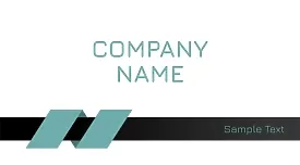 Universal business card template