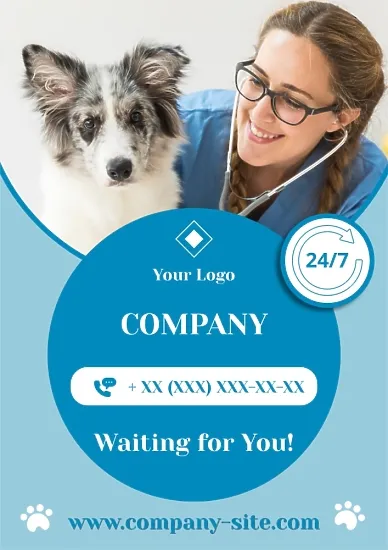 Veterinary Clinic Poster Template