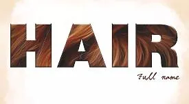 Hairdresser's business card template