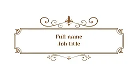 Blacksmith's business card Template