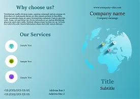 International company booklet template
