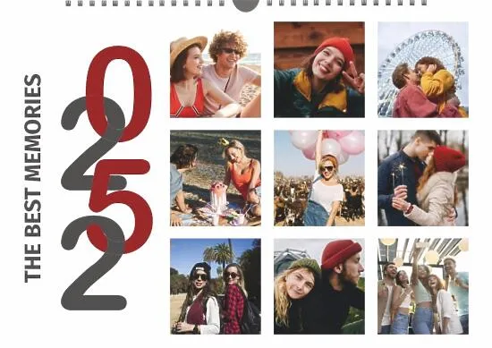 Calendar template for lovers