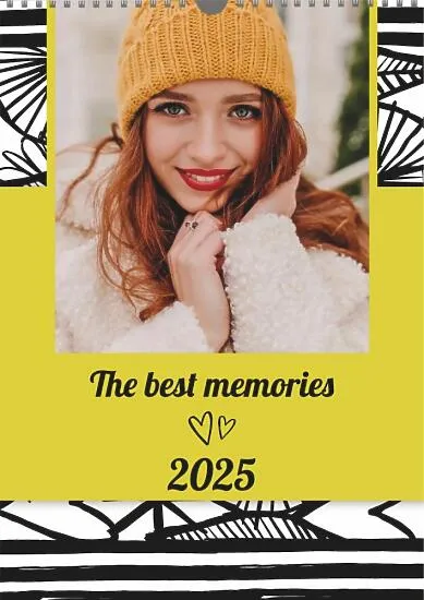 Calendar template best memories