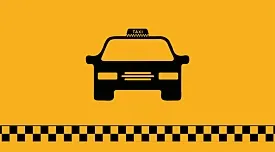 Taxi driver business card template