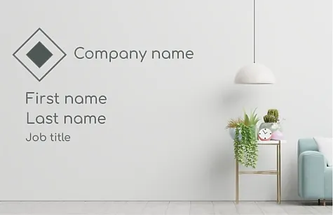 Decorator's business Card Template