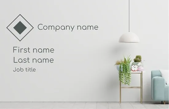 Decorator's business Card Template