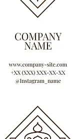 Abstract business card template