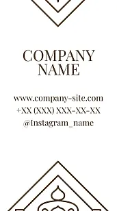 Abstract business card template