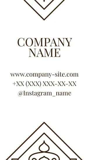 Abstract business card template