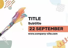 Art Exhibition Leaflet Template