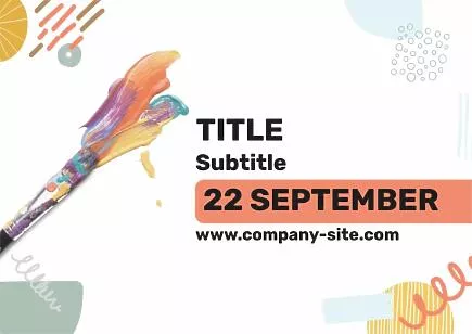 Art Exhibition Leaflet Template
