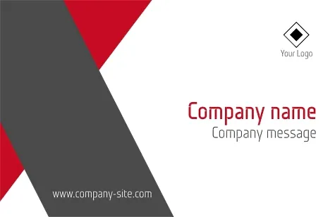 Universal Euro business card template