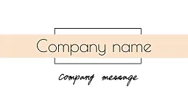 Abstract corporate business card template