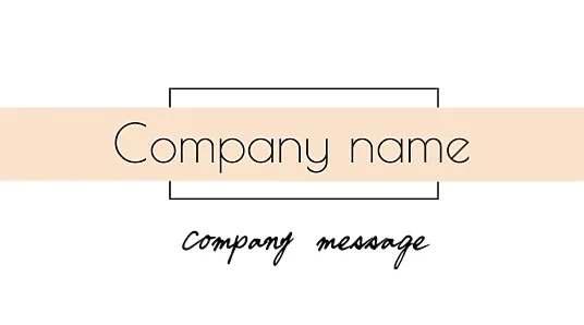 Abstract corporate business card template