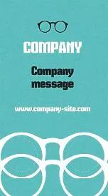 Oculist's business card template 