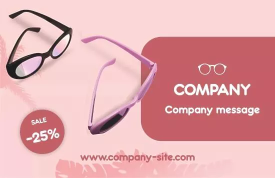 Optics business card Template